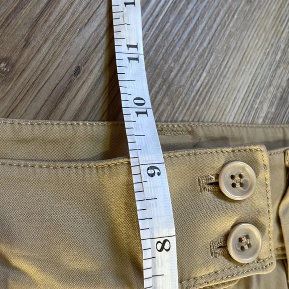 Jones New York Sport khaki Pants Tan Pockets Size 4P Casual Stretch Neutral NWT - Picture 11 of 15